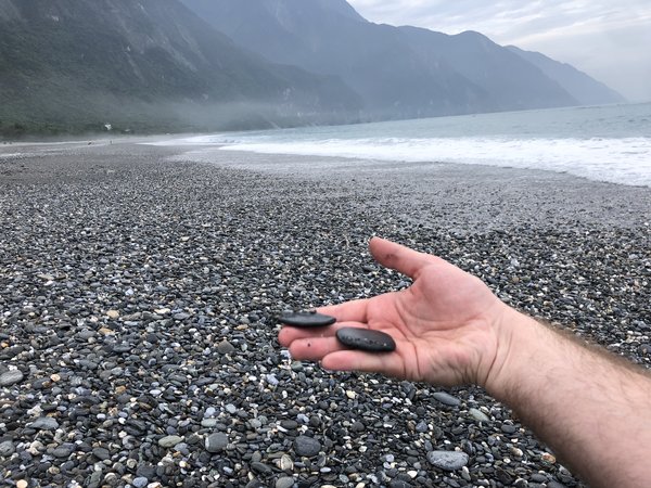 Perfect skipping rocks, my record was 7